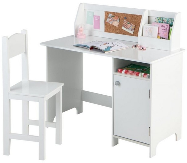 KOMFOTTEU Kinderschreibtisch mit Stuhl (Set), 74×29×29cm Bild 4
