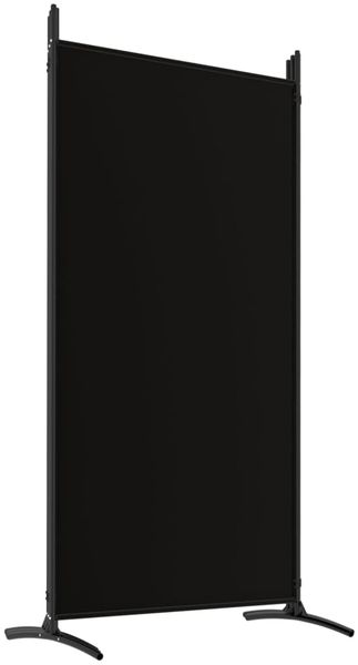 vidaXL 5-tlg. Paravent Schwarz 433x180 cm Stoff 350269 Bild 6