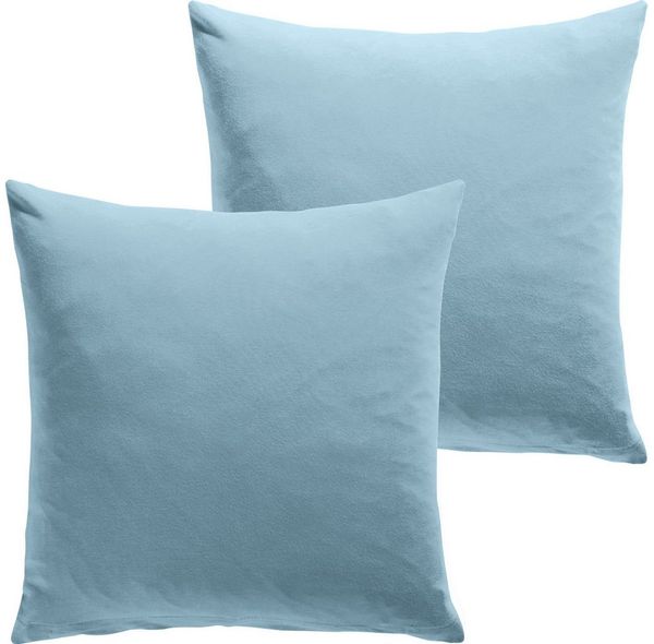 REDBEST Kissenbezug Kuschelkissenbezug "San Francisco" 2er-Pack, Single-Jersey Uni
