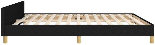vidaXL Bettgestell ohne Matratze Schwarz 180x200 cm Stoff 3125075 Bild 4