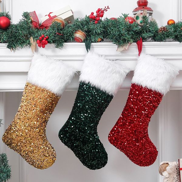 ABC 3-teiliges Weihnachtsdekoration-Set, für Weihnachten, mehrfarbig, Plüsch / Textil, 3 x 27 x 32 cm