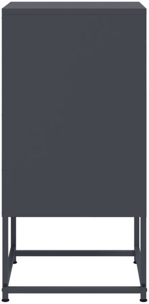 vidaXL Nachttisch Anthrazit 36x39x78 cm Stahl 846570 Bild 7
