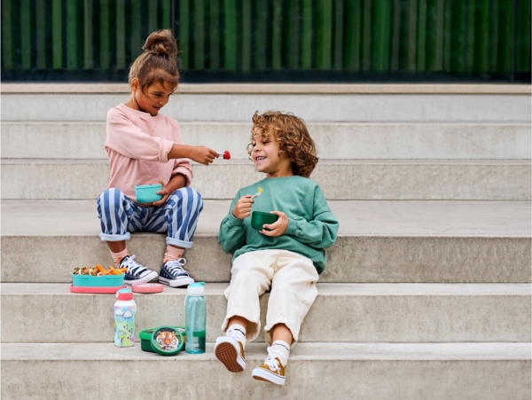 Mepal 'Campus' Lunch-Set mit Pop-up Trinkflasche & Lunch Box, Kunststoff Frozen Sisters Forever 1, 400 ml / 750 ml Bild 4