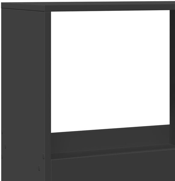 vidaXL Raumteiler Schwarz 100x33x175 cm Holzwerkstoff 3309574 Bild 7