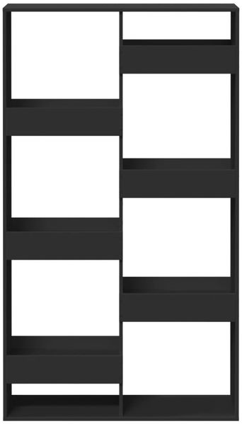 vidaXL Raumteiler Schwarz 100x33x175 cm Holzwerkstoff 3309574 Bild 4