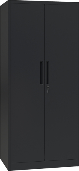 STEELSØN 'Regulus' Aktenschrank, Metall, schwarz, 165x40x80 cm, abschließbar, Metallschrank mit 4 Ablagen, geeignet als Werkzeugschrank Bild 12