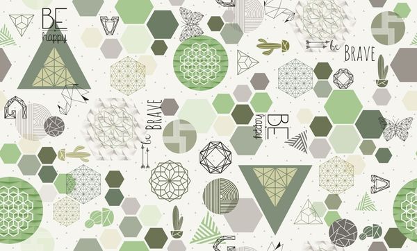 d-c-table Tischdecke Manhattan Vlies Geometris 110 x 140 cm