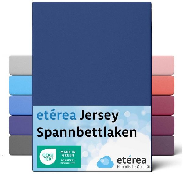 etérea Himmlische Qualität Spannbettlaken etérea Comfort Jersey Spannbettlaken, Jersey, Gummizug: rundum, (1 Stück)