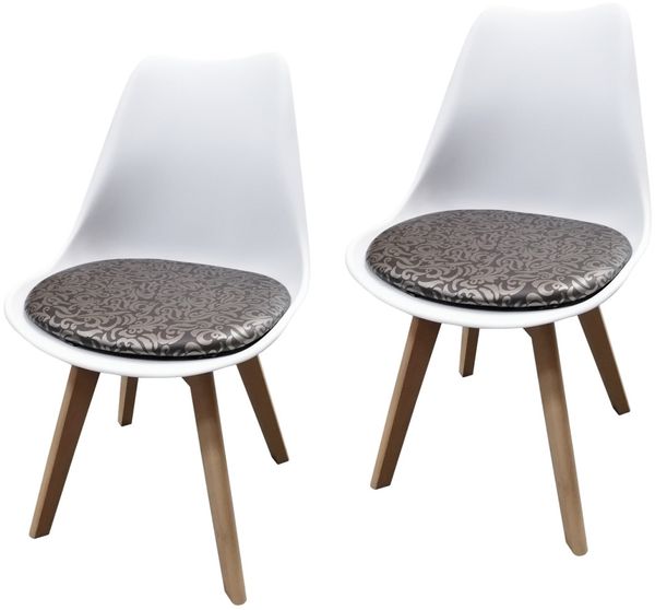 HTI-Living Atlanta PU Muster 2er-Set Stuhl