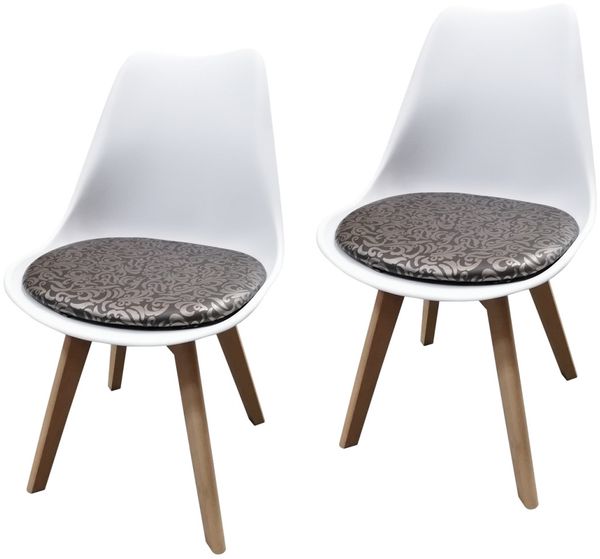 HTI-Living Atlanta PU Muster 2er-Set Stuhl