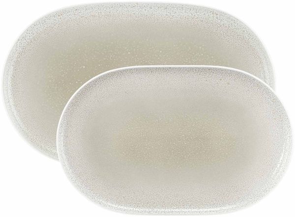 Seltmann Weiden Sento Home Servierplatten-Set 2-teilig - Aura cream