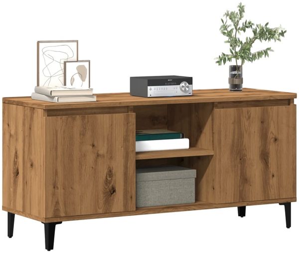 vidaXL TV-Schrank Artisan-Eiche 102x35x50 cm Holzwerkstoff 856431