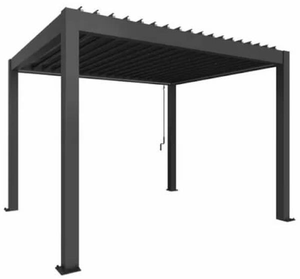 Biohort Pergola 3,5 x 3 m dunkelgrau-metallic dunkelgrau-metallic