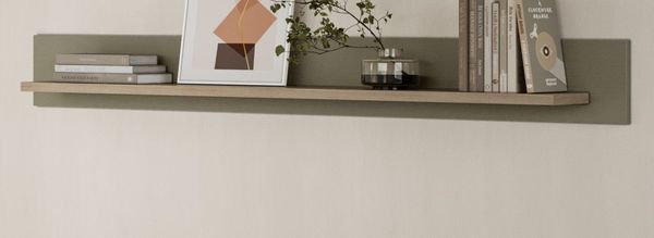 Wandboard Finnes in Salbei und Eiche 150 cm