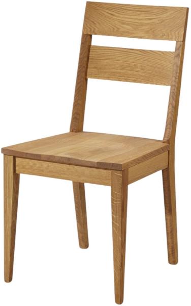 Küchenstuhl (2er-Set) Delphina aus Massivholz 45 x 47 x 89 Esszimmerstuhl massiv Wildeiche geölt 12135