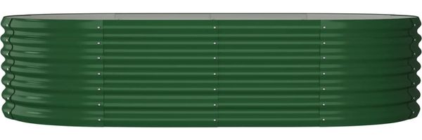 vidaXL Hochbeet Verzinkter Stahl 152x80x36 cm Grün 318913 Bild 3