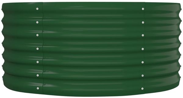 vidaXL Hochbeet Verzinkter Stahl 152x80x36 cm Grün 318913 Bild 4