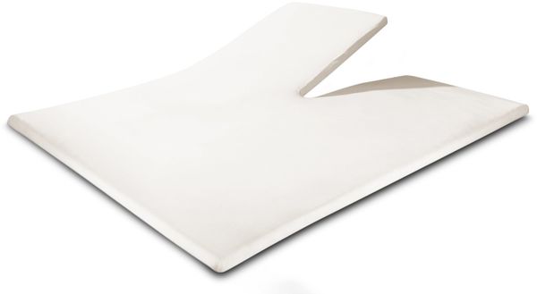 Sleeptime 'Splitttopper' Spannbettlaken für Topper, atmungsaktiv und hautfreundlich, Jersey-Baumwolle, Beige, 160x200 cm