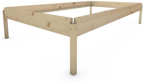 Stapelbett "Horst" 120 x 220 cm 44 cm Zirbe Holzbett Gästebett Massivholzbett Bild 3