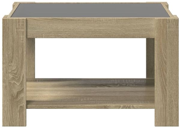 vidaXL LED-Couchtisch Sonoma Eiche 73x53x45 cm Holzwerkstoff 847548 Bild 6