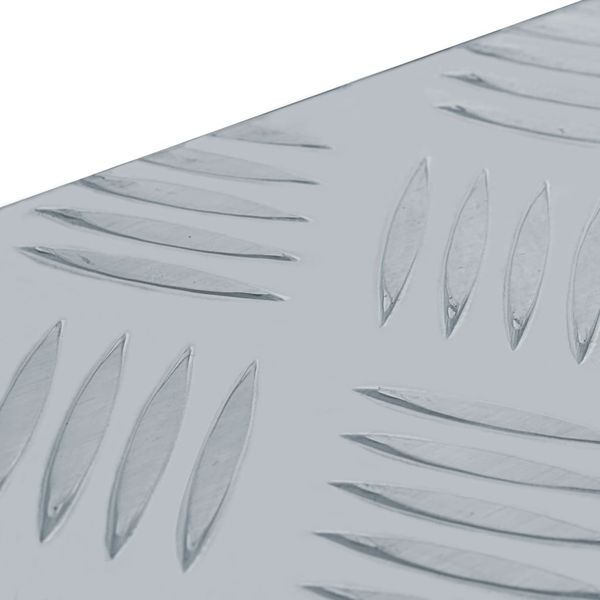 vidaXL Aluminiumkiste 80×30×35 cm Silbern 142939 Bild 7