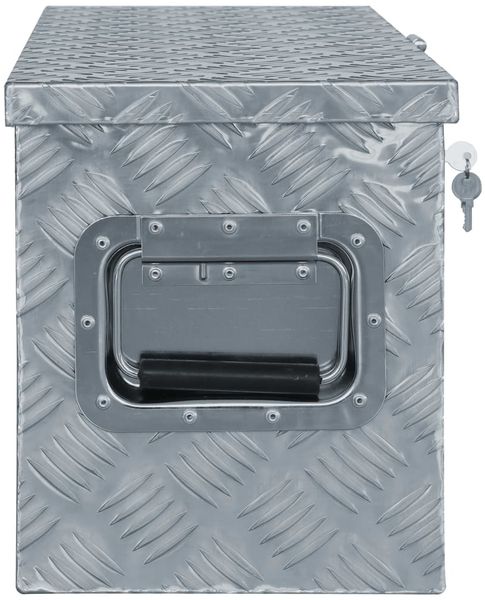 vidaXL Aluminiumkiste 80×30×35 cm Silbern 142939 Bild 3