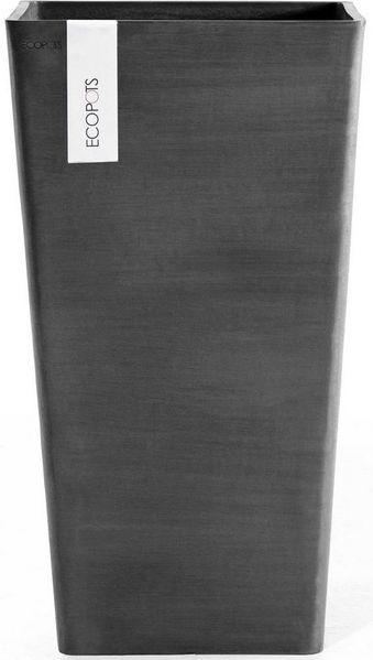 ECOPOTS Blumentopf ROTTERDAM MID HIGH Dark Grey, BxTxH: 31 x 31 x 56 cm
