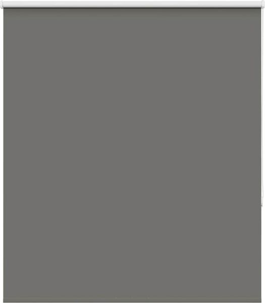 vidaXL Verdunkelungsrollo Grau 140x175cm Stoffbreite 136,6cm Polyester 4011162