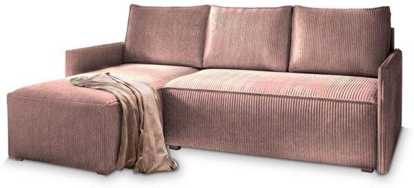Masseno Ecksofa PERUSI mit Schlaffunktion L-Form, Sofa mit Bettkasten