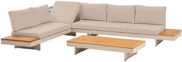Lounge-Set Accra, Aluminium, Beige