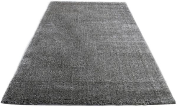 my home Hochflor-Teppich Malin, rechteckig, Höhe: 43 mm, Shaggy in Uni-Farben, einfarbig, leicht glänzend, besonders weich