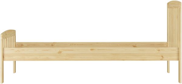 Klassisches Kieferbett natur 90x200 Einzelbett Singlebett Massivholzbett Zubehör wählbar V-60.57-09Rollrost. Matratze und Gästebettkasten inkl. Bild 6