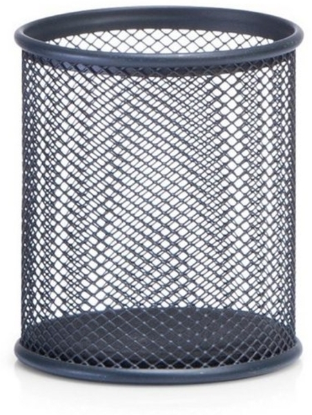Zeller Present Organizer Bleistiftbecher, Mesh, anthrazit, Ø8x9,5 cm