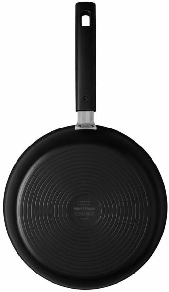 Fiskars Hard Face Sautierpfanne, mit Deckel, Bratpfanne, Brat Pfanne, Aluminium, Schwarz, 2. 8 L, Ø 26 cm, 1052231 Bild 3