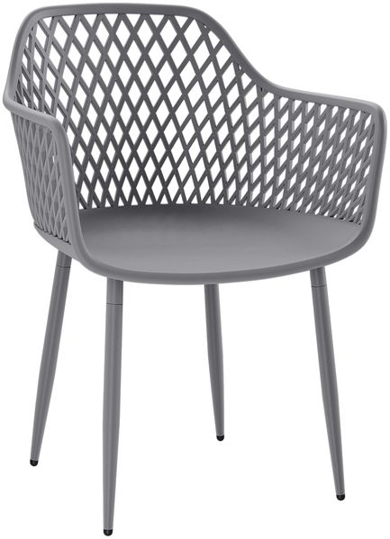 STEELSØN 'Quasira' Gartenstuhl, grau, Kunststoff, wetterfest und UV-beständig, Balkonstuhl bis 120 kg belastbar, 6er Set Bild 10
