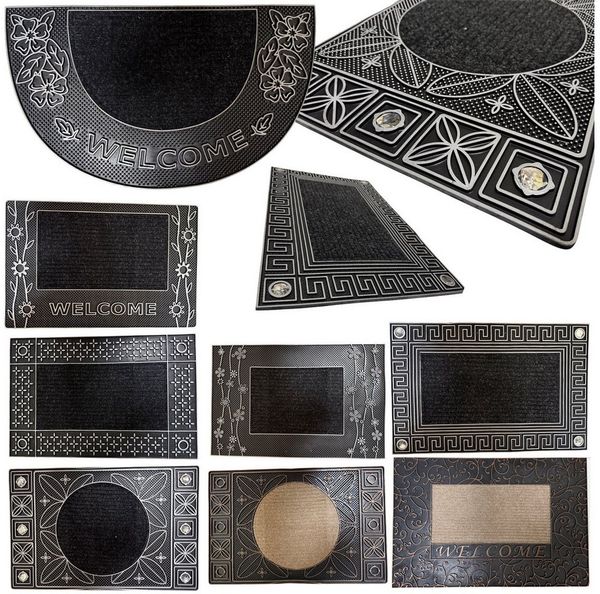 Ekershop Fußmatte Türmatte Fußmatte Schmutzfangmatte Fußabtreter Matte Schmutzmatte, Rechteck