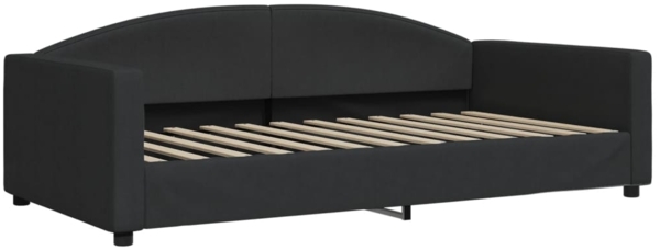vidaXL Tagesbett Schwarz 100x200 cm Stoff 354118