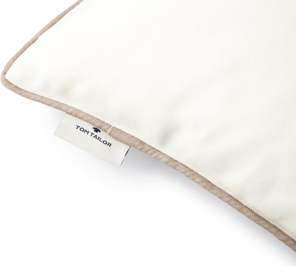 Tom Tailor Zierkissenhülle Dove Signature beige-sand 40x40cm Bild 3