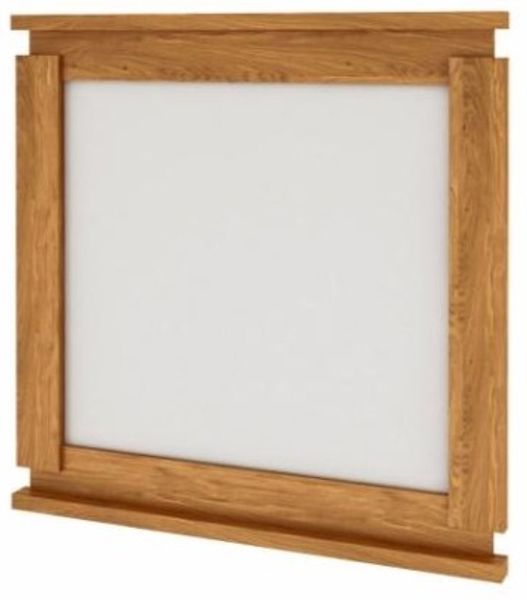 Wandspiegel Tinci 80x80 cm mit Rahmen aus Wildeiche massiv