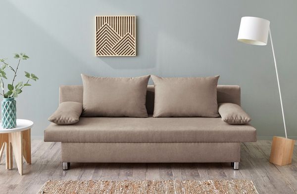 Jockenhöfer Gruppe Schlafsofa B: 191 cm, Liegefl. 120x191 cm, mit Bettfunktion & Bettkasten