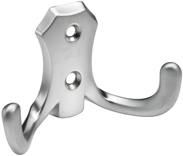 Hettich Mantelhaken 4,7 x 7,7 x 3 cm Aluminium-Optik - 1 Stück