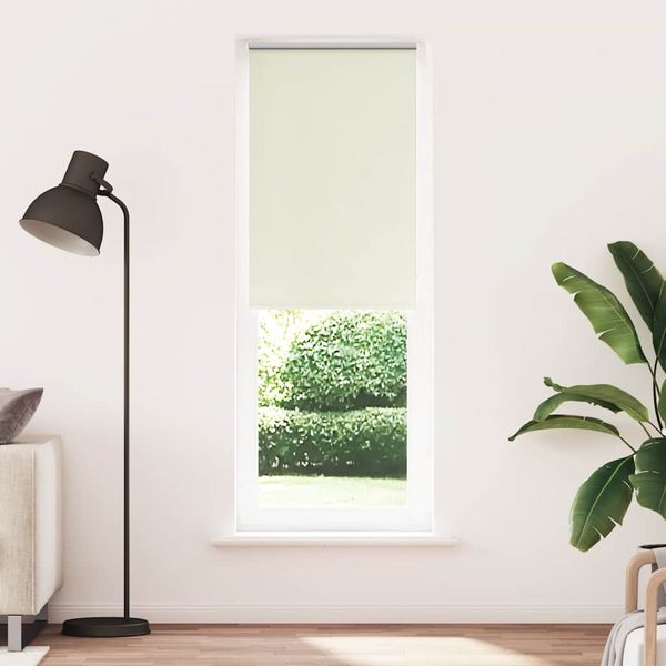 vidaXL Verdunkelungsrollo Cremeweiß 85x230cm Stoffbreite 80,7 cm 4011723