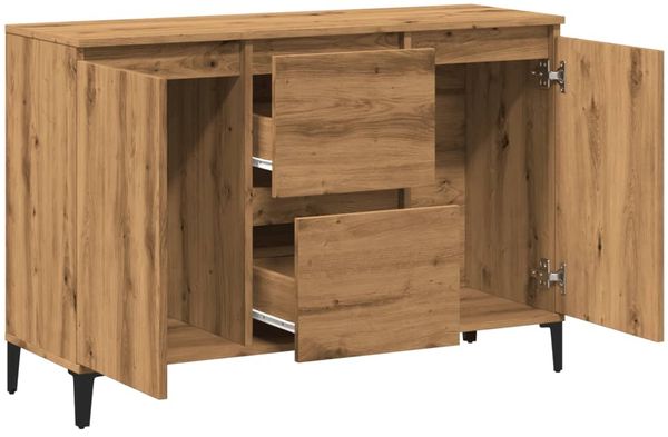 vidaXL Sideboard Artisan-Eiche 102x35x70 cm Holzwerkstoff 856487 Bild 5