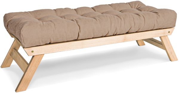 Marior HOME 'ALLEGRO' Bank, Buchenholz, Natürlich, Beige