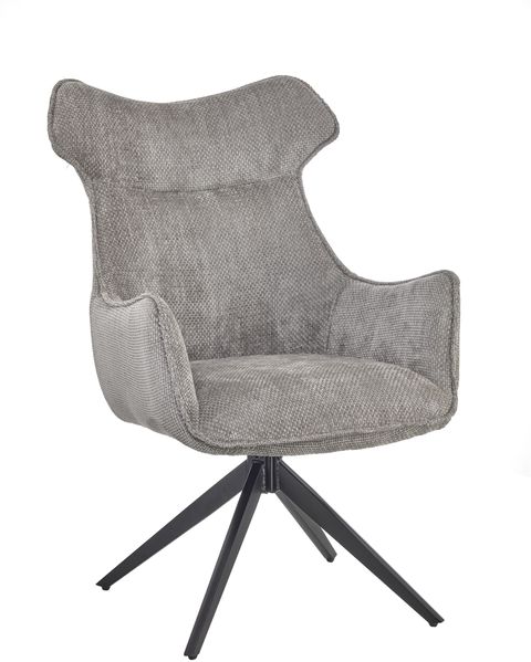 casa NOVA Armlehnstuhl ALARIC BHT 71x94x60 cm grau