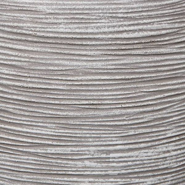 Capi Blumentopf Nature Rib Elegant Niedrig 36x47 cm Elfenbein KOFI782 424227