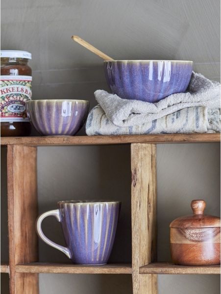 BLOOMINGVILLE Latina Schale Violett Steingut