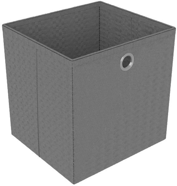 vidaXL Würfelregal mit 6 Boxen Grau 103x30x72,5 cm Stoff 322609 Bild 7