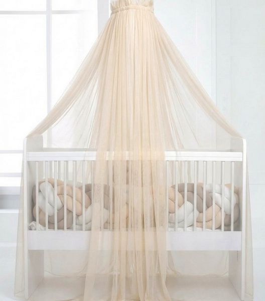 Baby Fancyroom Betthimmel Betthimmel aus 12 Meter Tüll aus 1. Klasse für Kinderbett Gitterbett, Himmel für Babybett Kinderbett