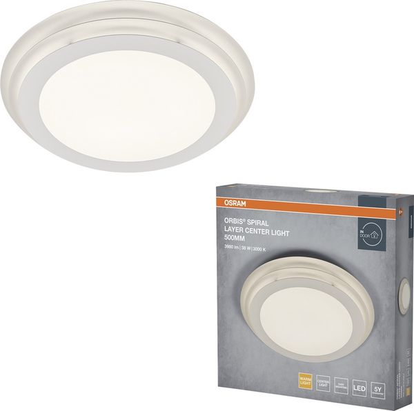 Osram LED Deckenleuchte Orbis Spiral Layer weiß Ø 50 cm 38 W warmweiß Bild 4